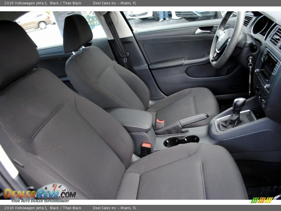 2016 Volkswagen Jetta S Black / Titan Black Photo #18