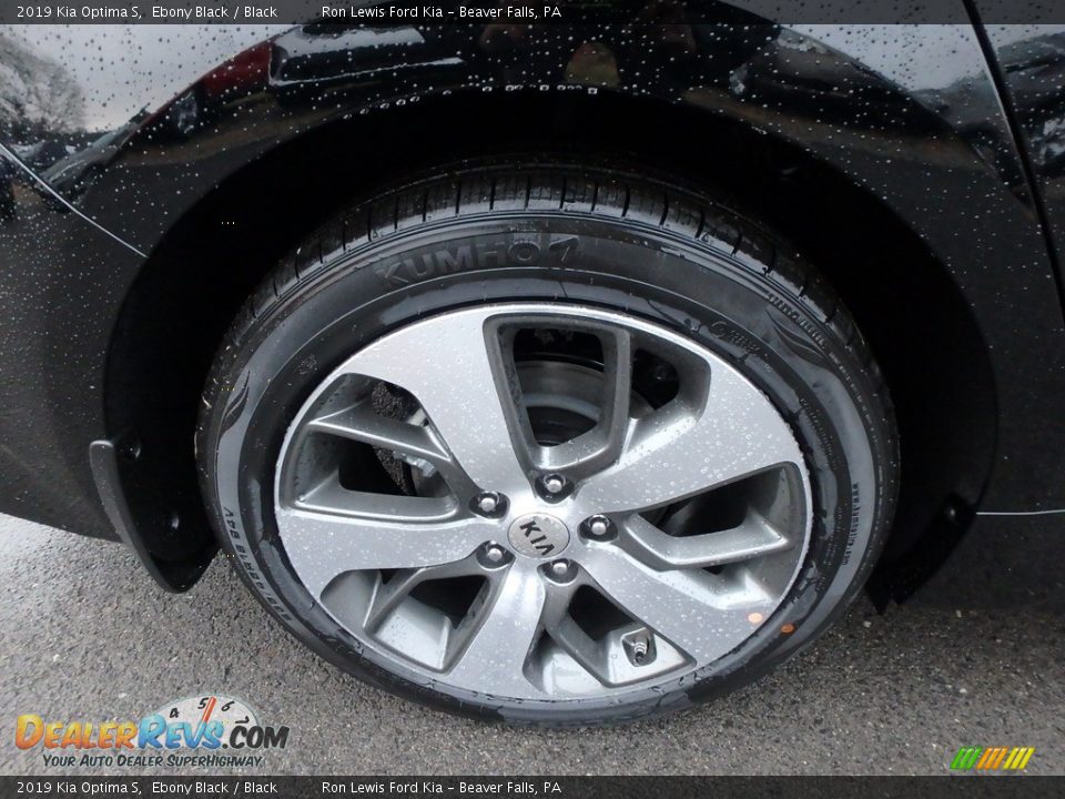 2019 Kia Optima S Ebony Black / Black Photo #9