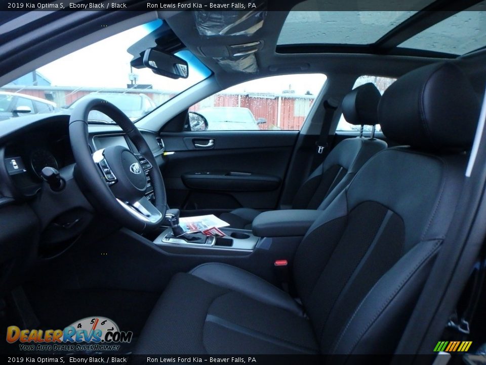 2019 Kia Optima S Ebony Black / Black Photo #10
