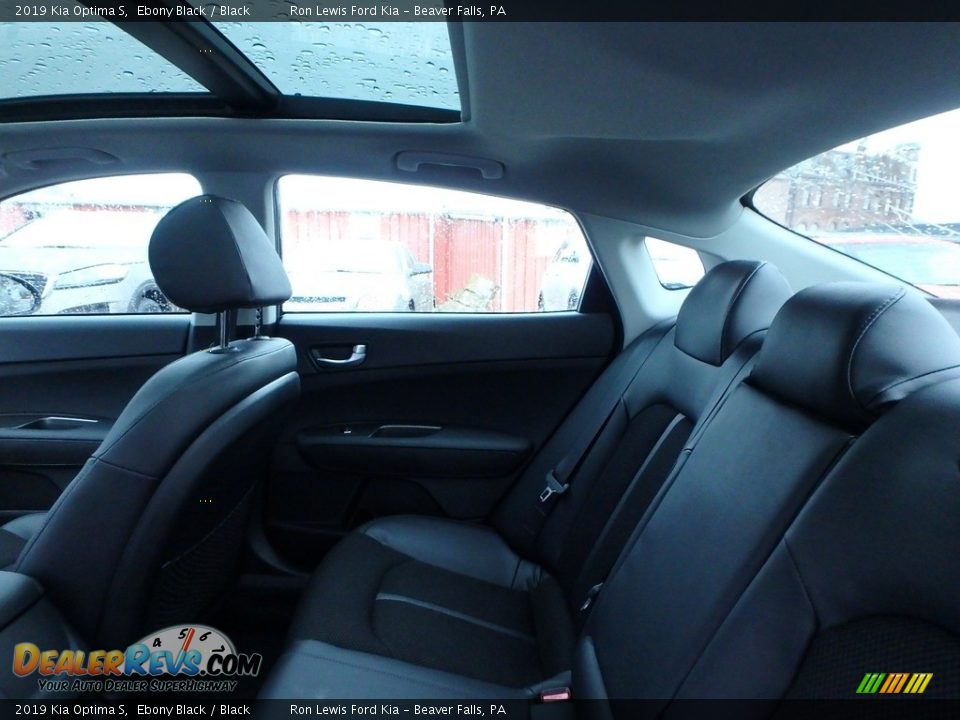 2019 Kia Optima S Ebony Black / Black Photo #11