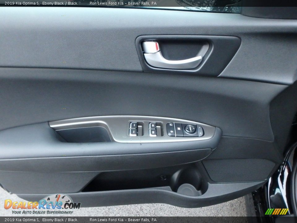 2019 Kia Optima S Ebony Black / Black Photo #13
