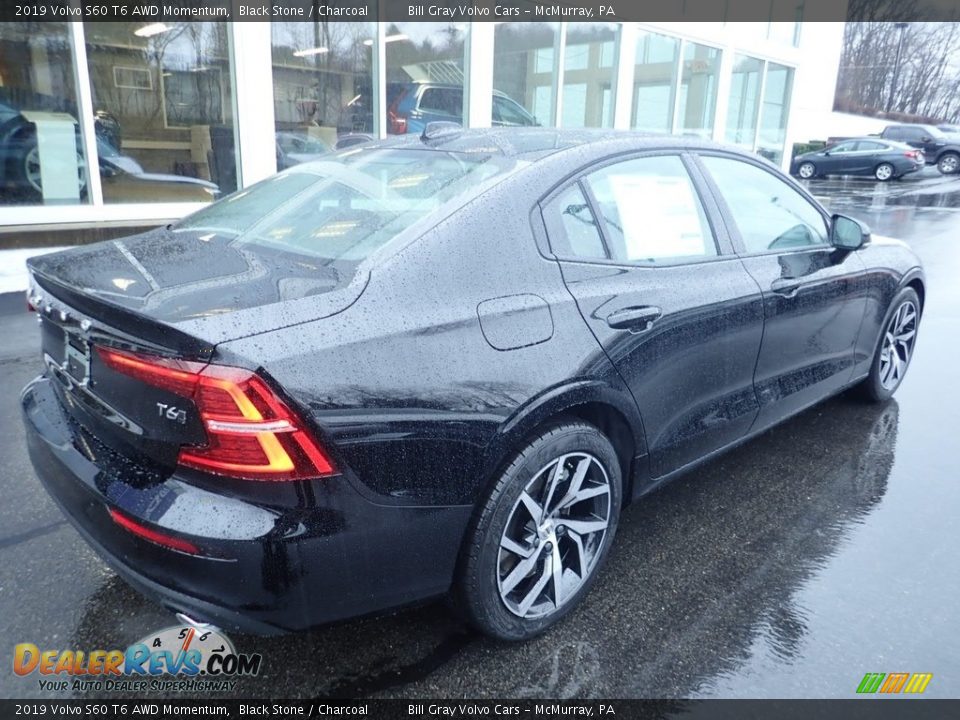 2019 Volvo S60 T6 AWD Momentum Black Stone / Charcoal Photo #2