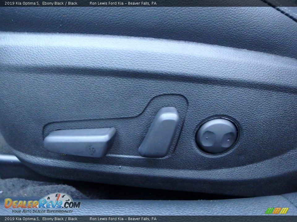 2019 Kia Optima S Ebony Black / Black Photo #16