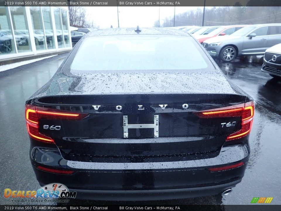 2019 Volvo S60 T6 AWD Momentum Black Stone / Charcoal Photo #3
