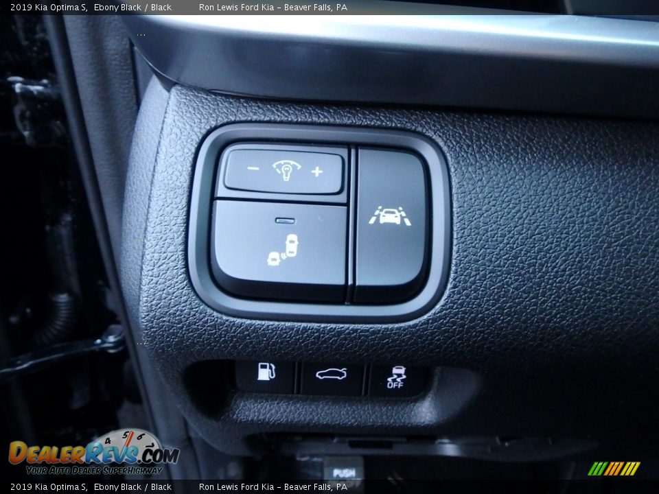 2019 Kia Optima S Ebony Black / Black Photo #17