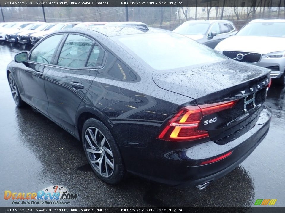 2019 Volvo S60 T6 AWD Momentum Black Stone / Charcoal Photo #4
