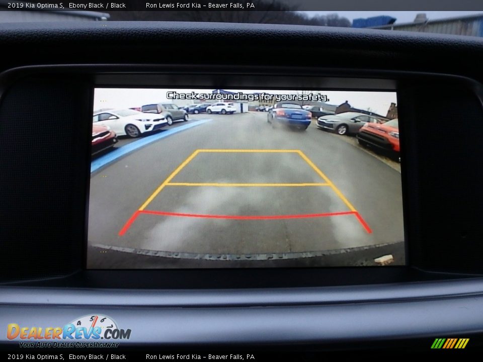 2019 Kia Optima S Ebony Black / Black Photo #20