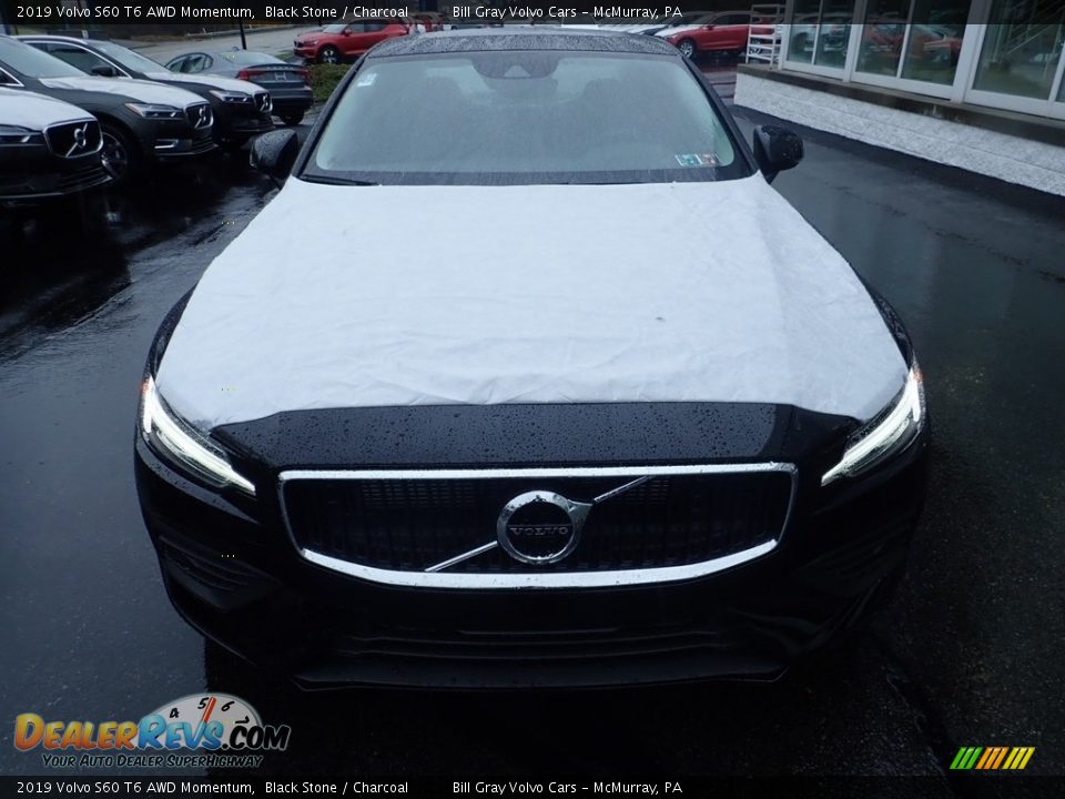2019 Volvo S60 T6 AWD Momentum Black Stone / Charcoal Photo #6