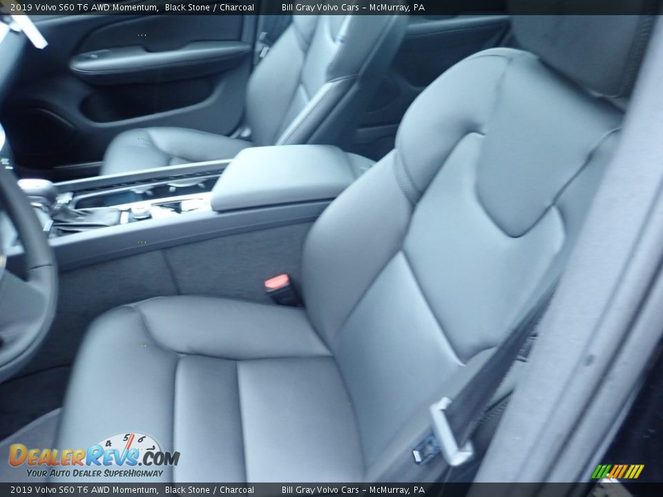 Front Seat of 2019 Volvo S60 T6 AWD Momentum Photo #7