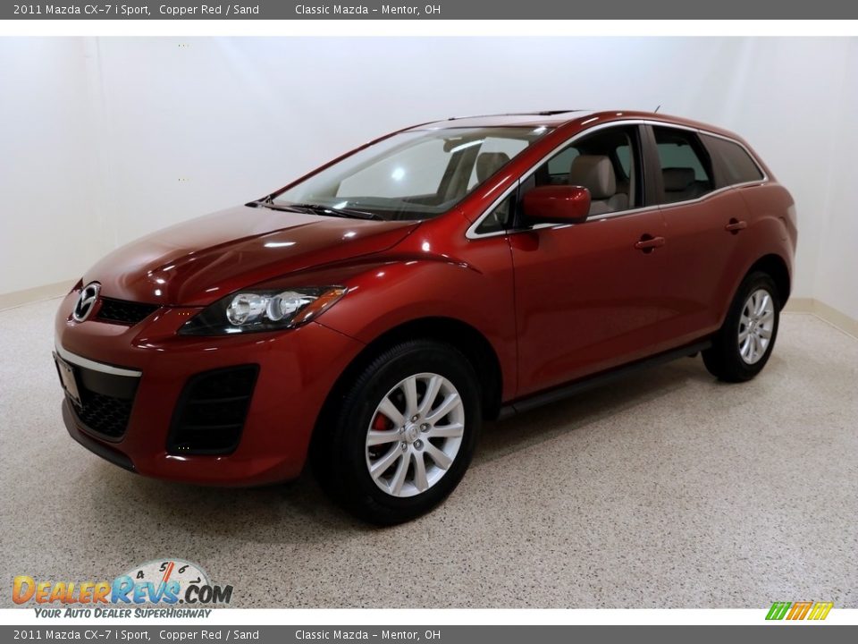 2011 Mazda CX-7 i Sport Copper Red / Sand Photo #3