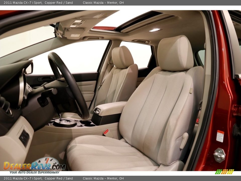 2011 Mazda CX-7 i Sport Copper Red / Sand Photo #5