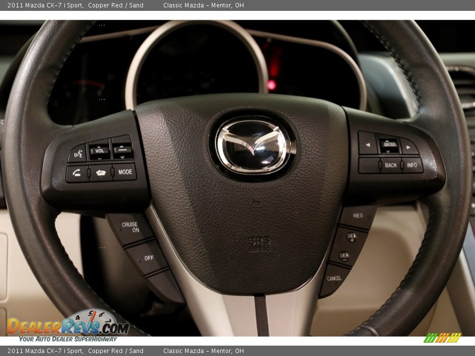 2011 Mazda CX-7 i Sport Copper Red / Sand Photo #7