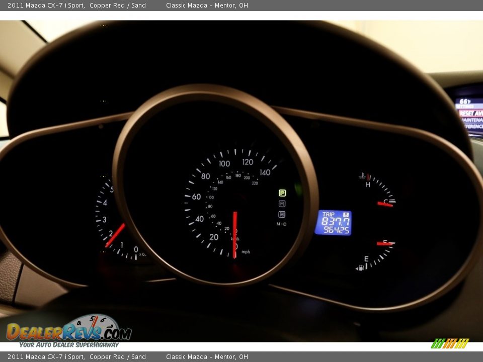 2011 Mazda CX-7 i Sport Copper Red / Sand Photo #8