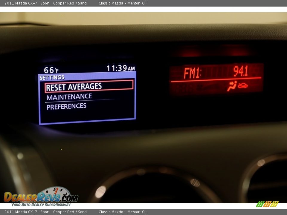 2011 Mazda CX-7 i Sport Copper Red / Sand Photo #9