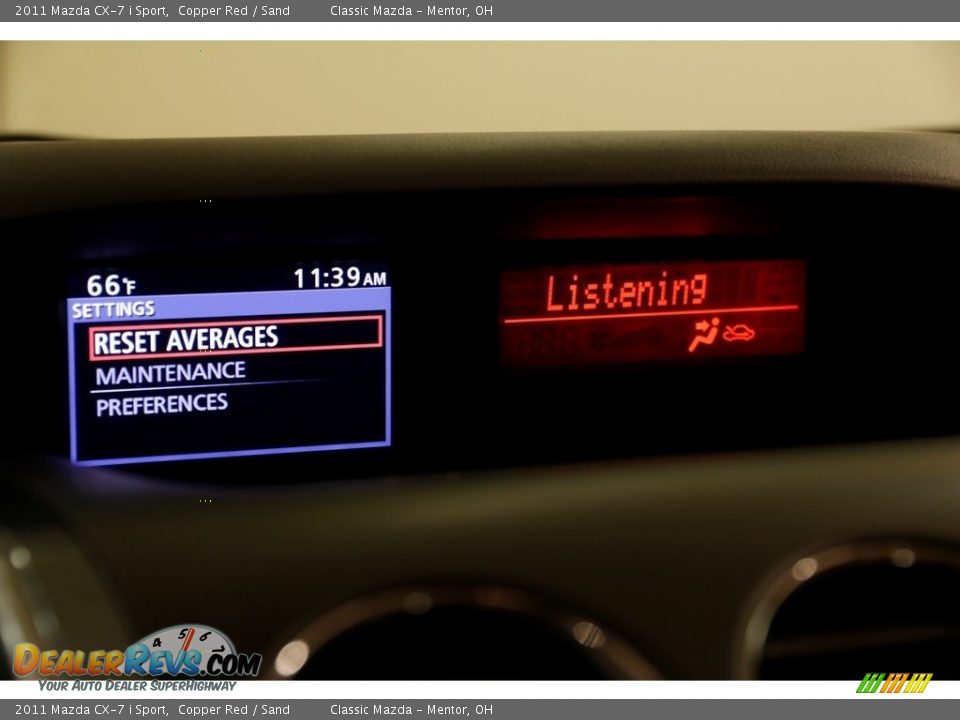 2011 Mazda CX-7 i Sport Copper Red / Sand Photo #10