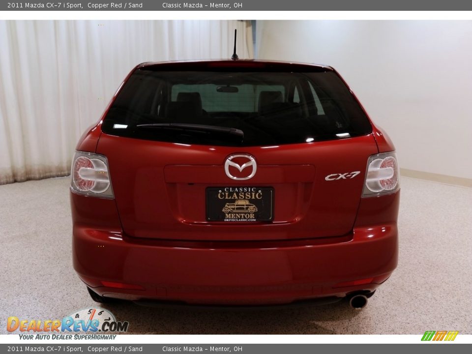 2011 Mazda CX-7 i Sport Copper Red / Sand Photo #17