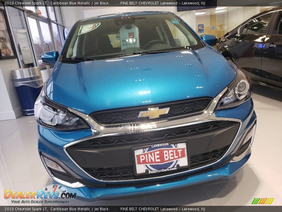 2019 Chevrolet Spark LT Caribbean Blue Metallic / Jet Black Photo #2
