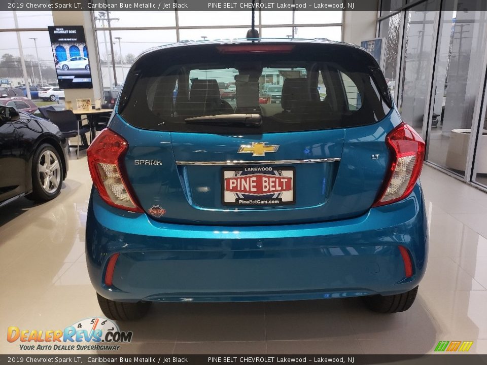 2019 Chevrolet Spark LT Caribbean Blue Metallic / Jet Black Photo #5