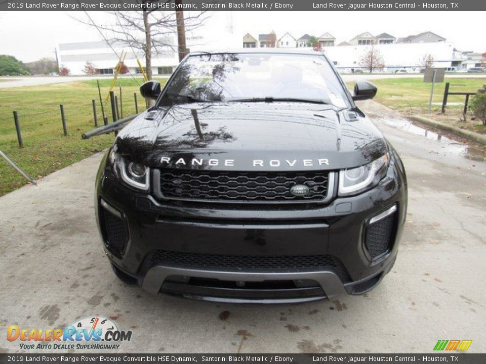 2019 Land Rover Range Rover Evoque Convertible HSE Dynamic Santorini Black Metallic / Ebony Photo #9