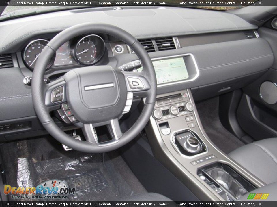2019 Land Rover Range Rover Evoque Convertible HSE Dynamic Santorini Black Metallic / Ebony Photo #13
