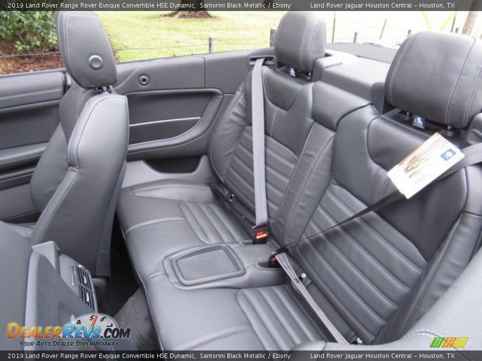 Rear Seat of 2019 Land Rover Range Rover Evoque Convertible HSE Dynamic Photo #15