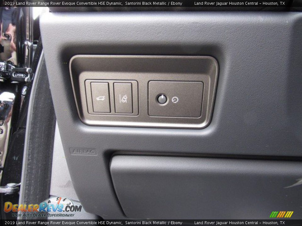 2019 Land Rover Range Rover Evoque Convertible HSE Dynamic Santorini Black Metallic / Ebony Photo #23