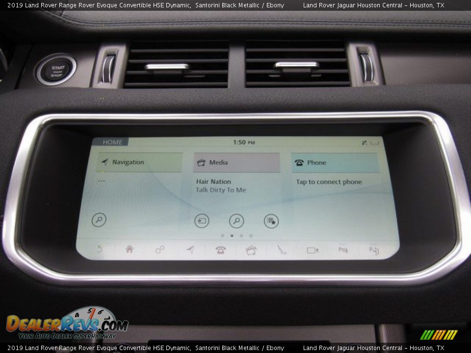 2019 Land Rover Range Rover Evoque Convertible HSE Dynamic Santorini Black Metallic / Ebony Photo #27