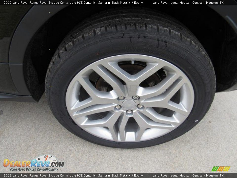 2019 Land Rover Range Rover Evoque Convertible HSE Dynamic Santorini Black Metallic / Ebony Photo #33