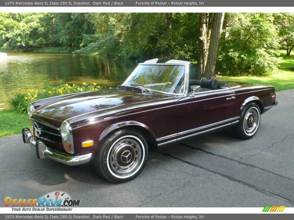 1970 Mercedes-Benz SL Class 280 SL Roadster Dark Red / Black Photo #1