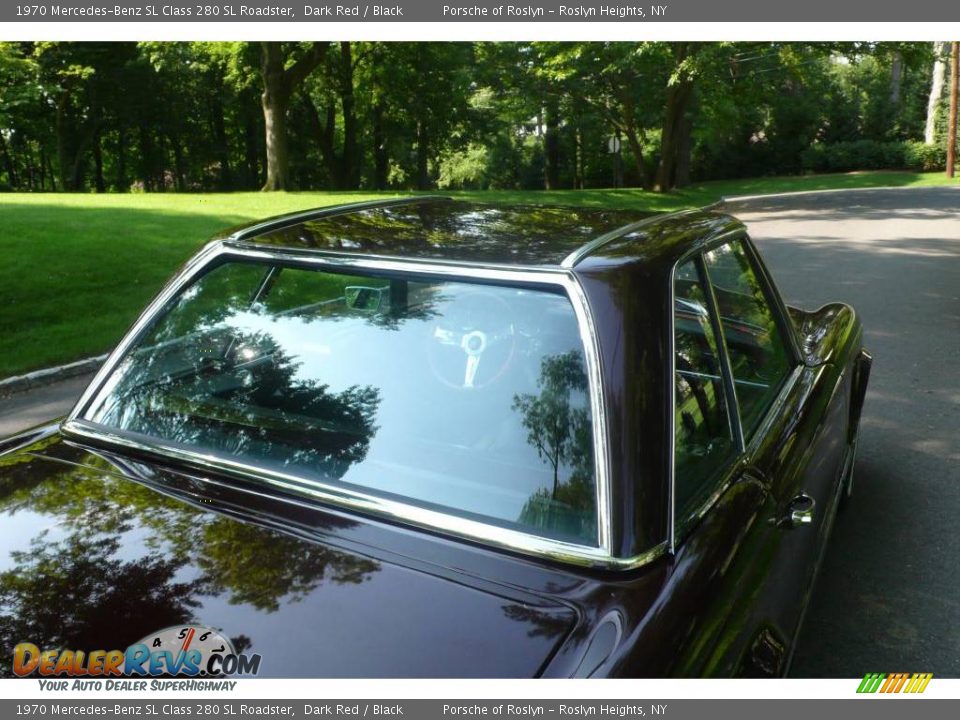 1970 Mercedes-Benz SL Class 280 SL Roadster Dark Red / Black Photo #7