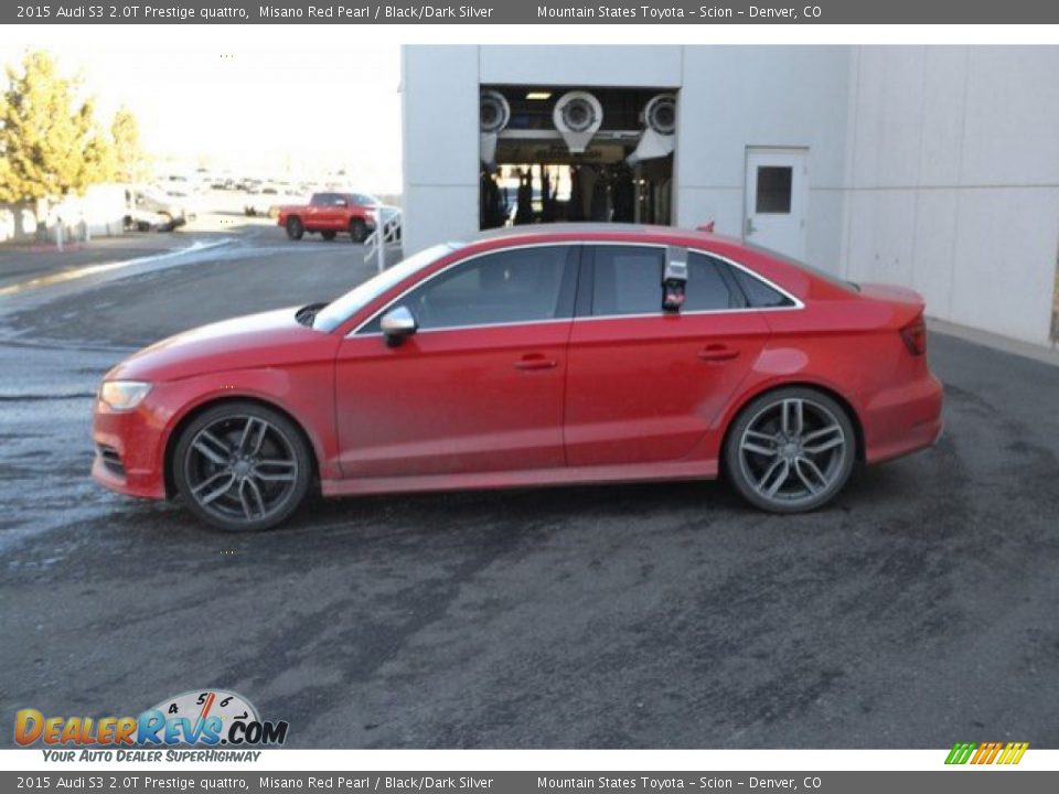 2015 Audi S3 2.0T Prestige quattro Misano Red Pearl / Black/Dark Silver Photo #3