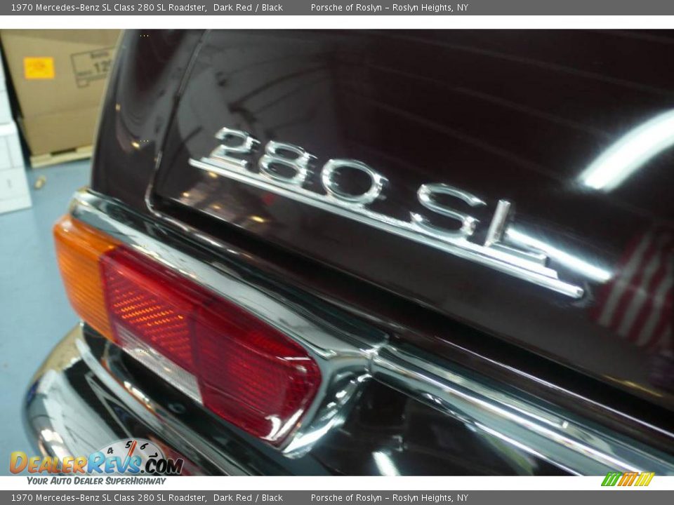 1970 Mercedes-Benz SL Class 280 SL Roadster Dark Red / Black Photo #8