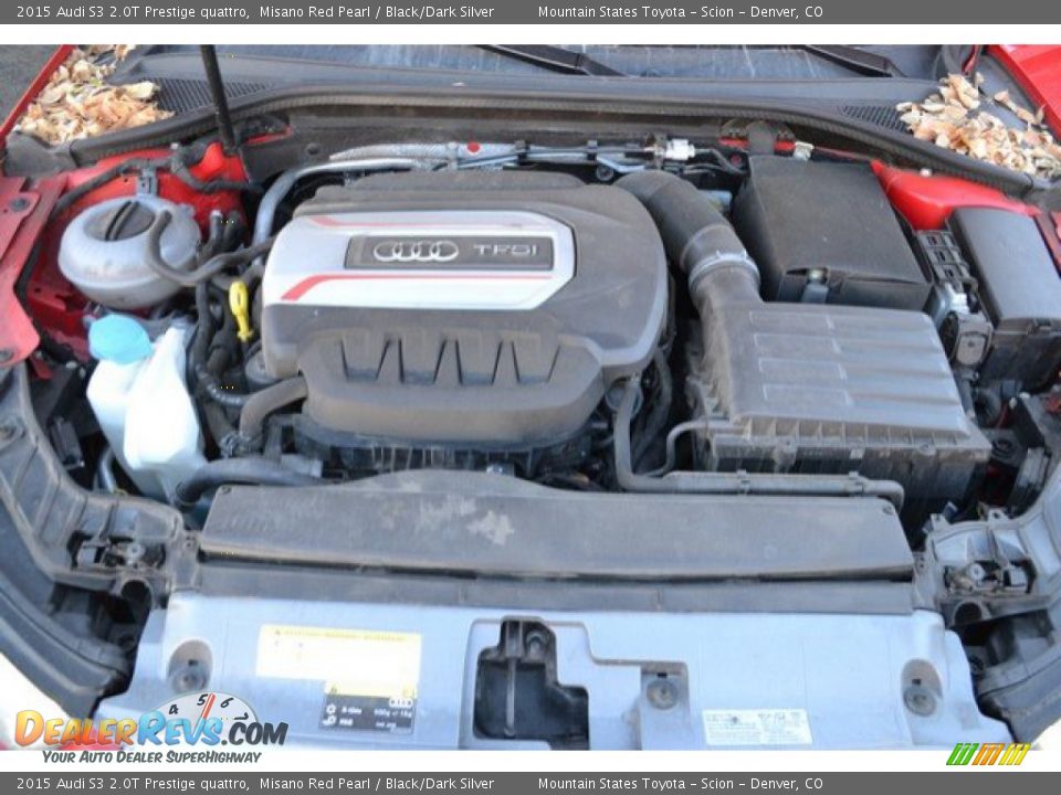 2015 Audi S3 2.0T Prestige quattro Misano Red Pearl / Black/Dark Silver Photo #9