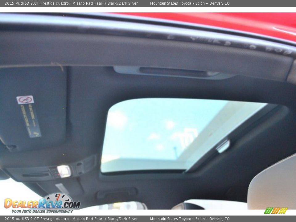 2015 Audi S3 2.0T Prestige quattro Misano Red Pearl / Black/Dark Silver Photo #10