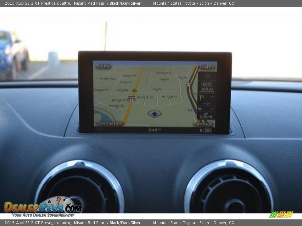 2015 Audi S3 2.0T Prestige quattro Misano Red Pearl / Black/Dark Silver Photo #11