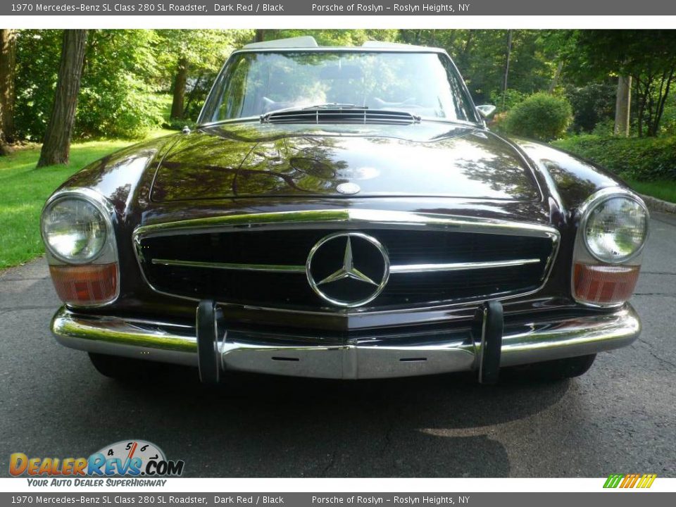 1970 Mercedes-Benz SL Class 280 SL Roadster Dark Red / Black Photo #14