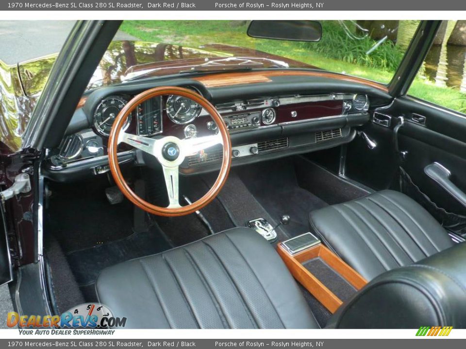 1970 Mercedes-Benz SL Class 280 SL Roadster Dark Red / Black Photo #19