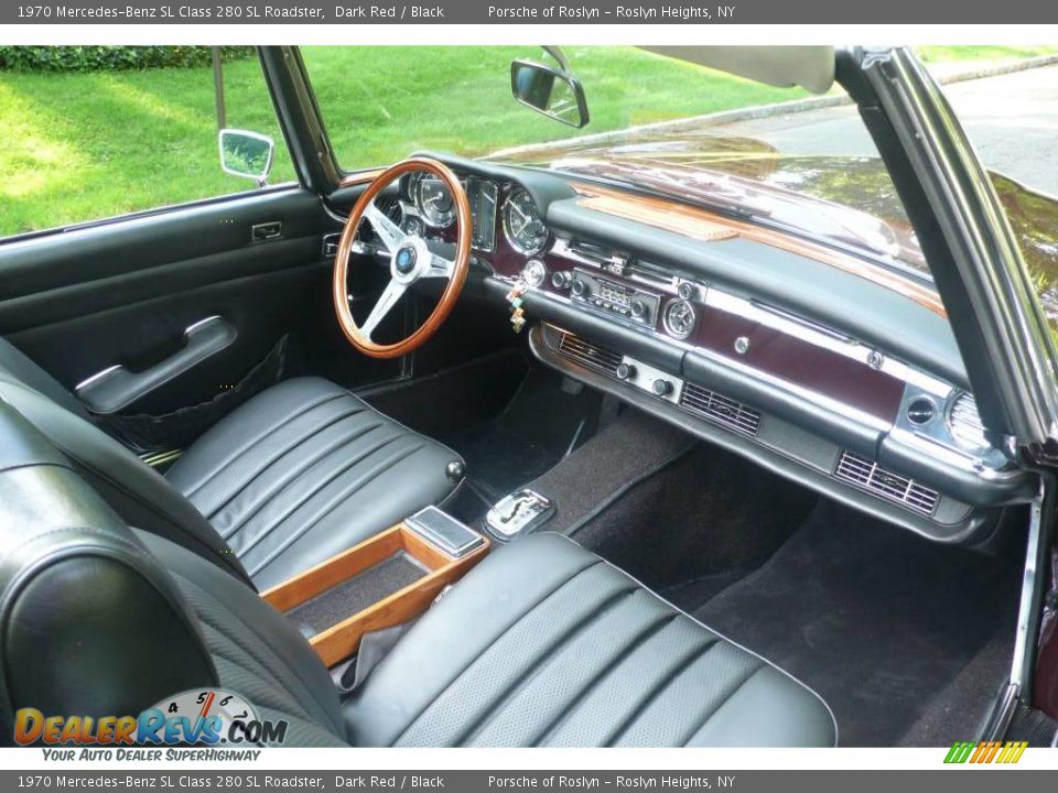 1970 Mercedes-Benz SL Class 280 SL Roadster Dark Red / Black Photo #21