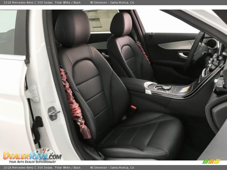 2018 Mercedes-Benz C 300 Sedan Polar White / Black Photo #2