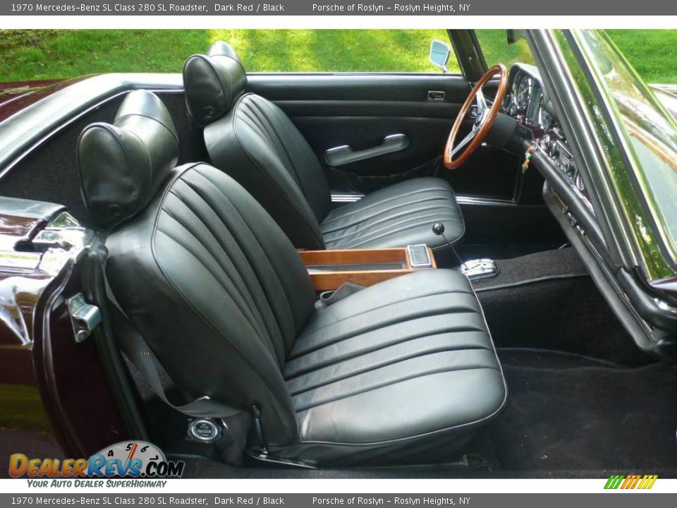 1970 Mercedes-Benz SL Class 280 SL Roadster Dark Red / Black Photo #22
