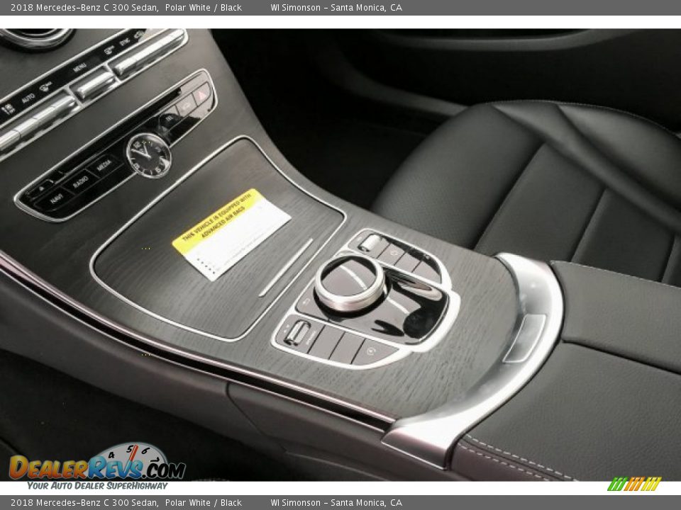 2018 Mercedes-Benz C 300 Sedan Polar White / Black Photo #7