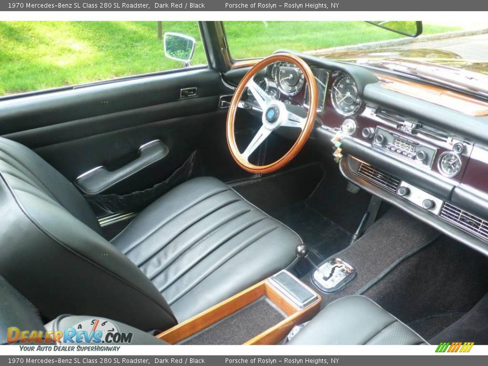 1970 Mercedes-Benz SL Class 280 SL Roadster Dark Red / Black Photo #23