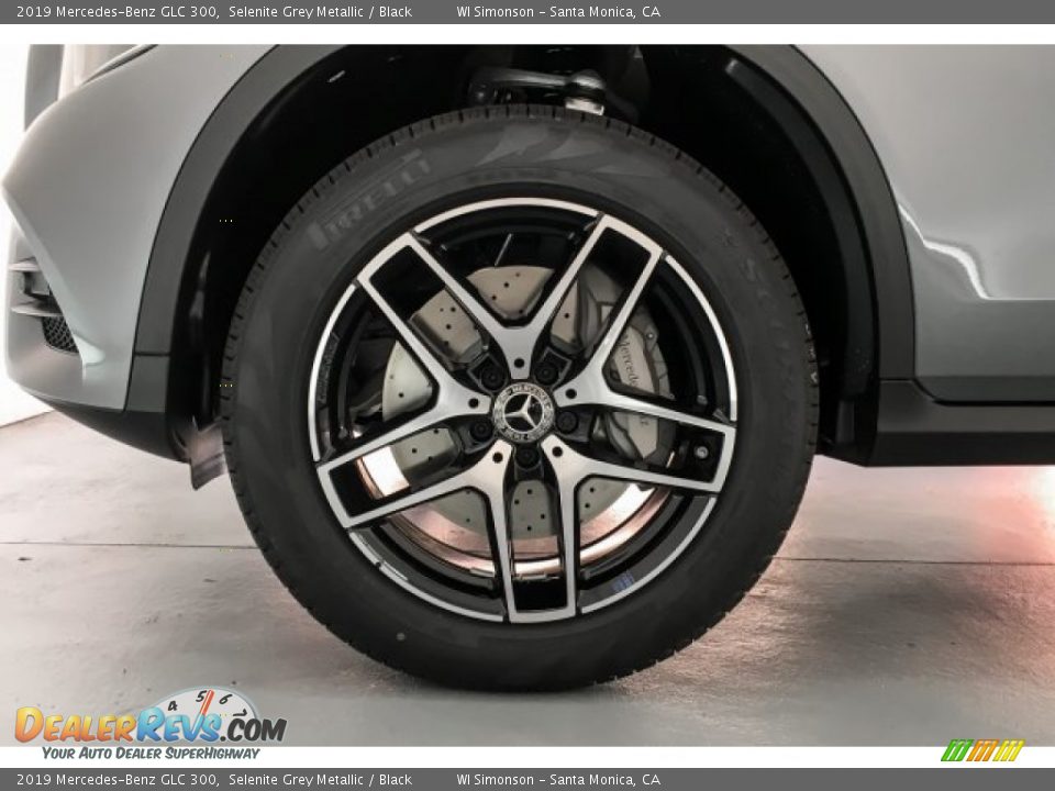 2019 Mercedes-Benz GLC 300 Selenite Grey Metallic / Black Photo #9