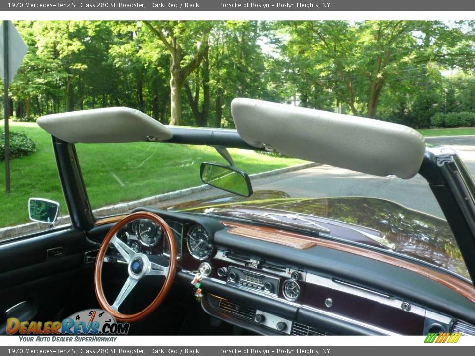 1970 Mercedes-Benz SL Class 280 SL Roadster Dark Red / Black Photo #27