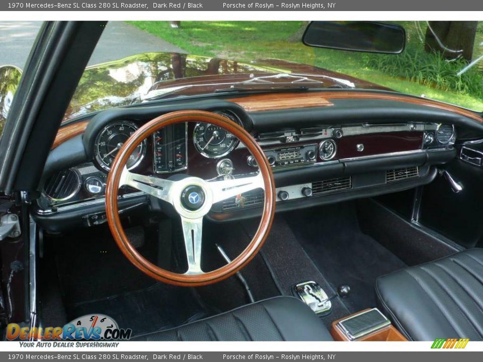 1970 Mercedes-Benz SL Class 280 SL Roadster Dark Red / Black Photo #29