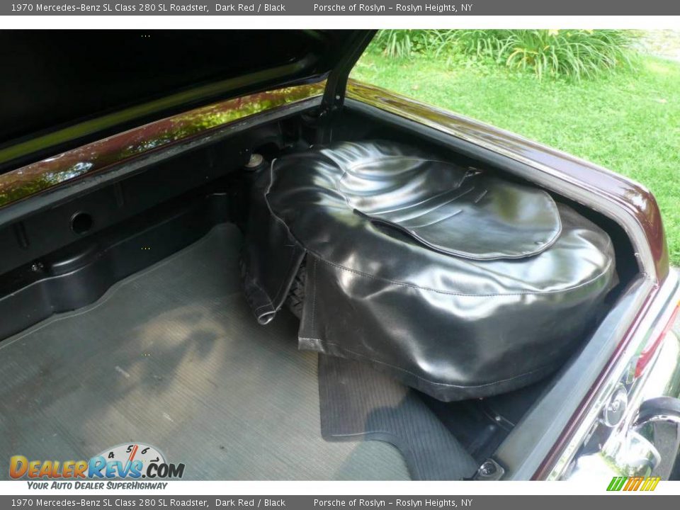 1970 Mercedes-Benz SL Class 280 SL Roadster Dark Red / Black Photo #34