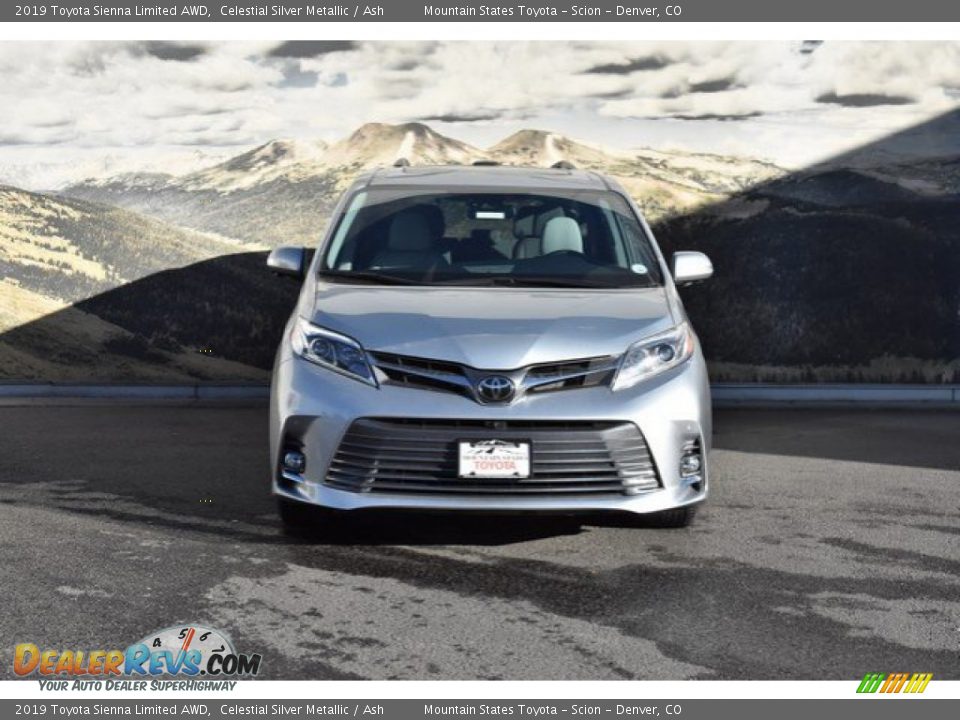 2019 Toyota Sienna Limited AWD Celestial Silver Metallic / Ash Photo #2