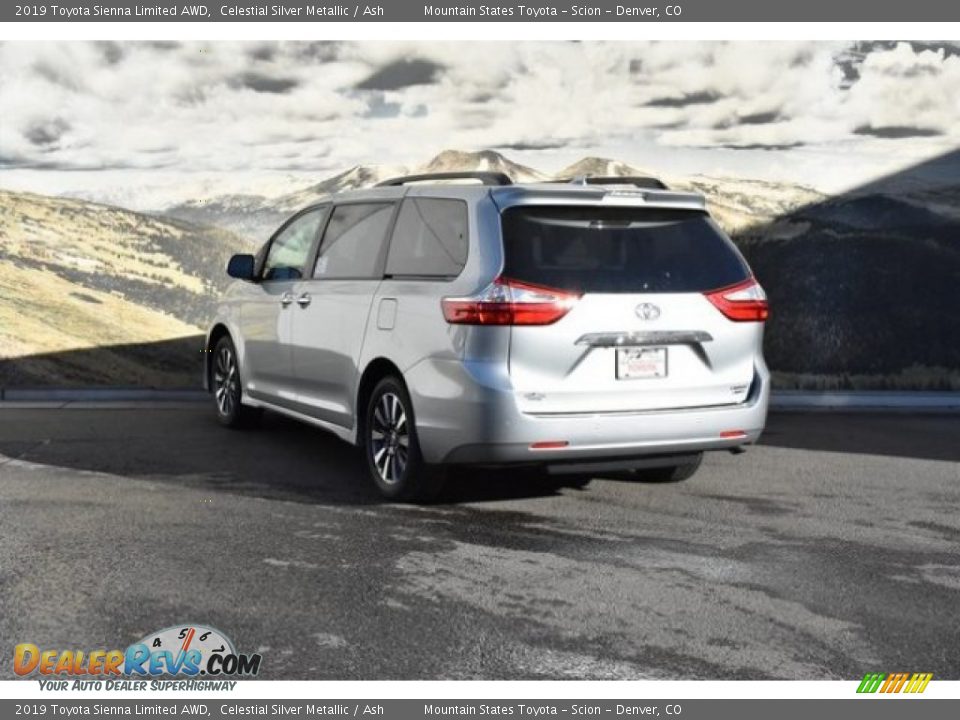 2019 Toyota Sienna Limited AWD Celestial Silver Metallic / Ash Photo #3