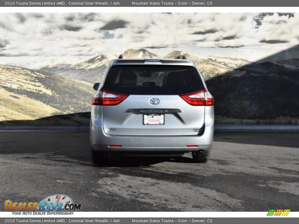 2019 Toyota Sienna Limited AWD Celestial Silver Metallic / Ash Photo #4