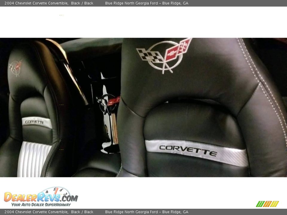 2004 Chevrolet Corvette Convertible Black / Black Photo #15